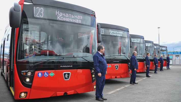 Газовые автобусы НЕФАЗ для Казани