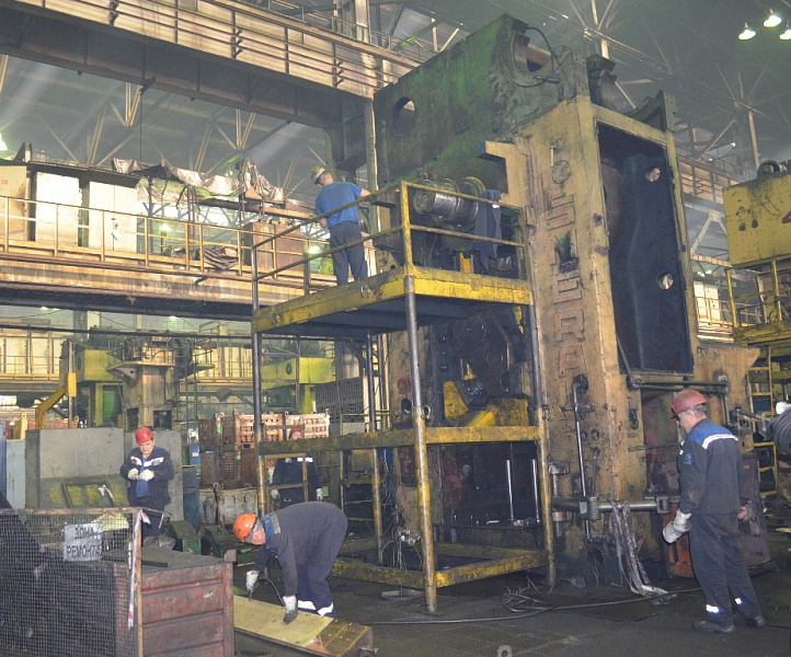 Капитальный ремонт ковочной линии на кузнечном заводе 